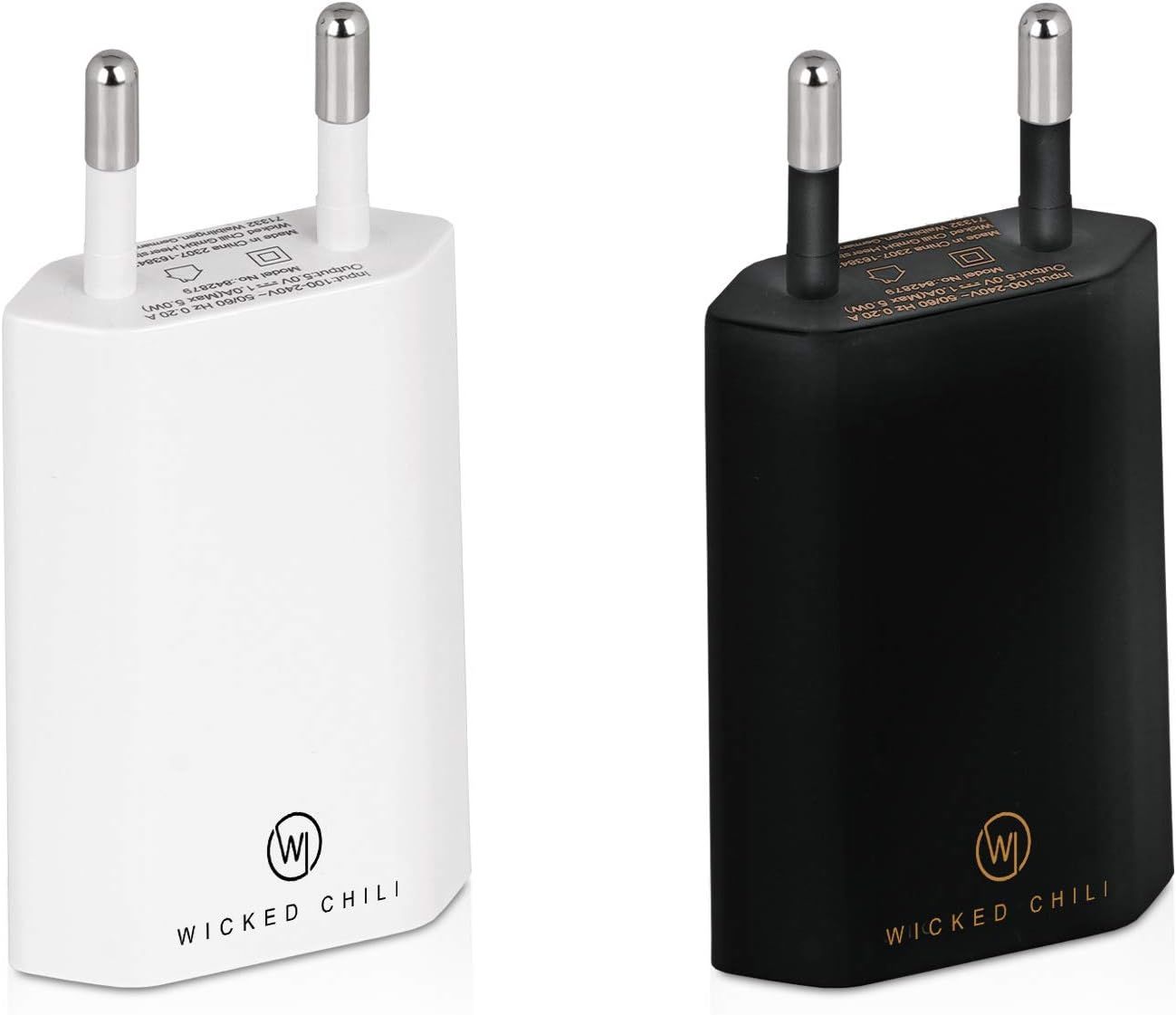 VSDBHGSDGFJGDS Pro Series Power Adapter - USB Compatible iPhone, Galaxy & Smartphone Charger (1A, 5V) Black/White