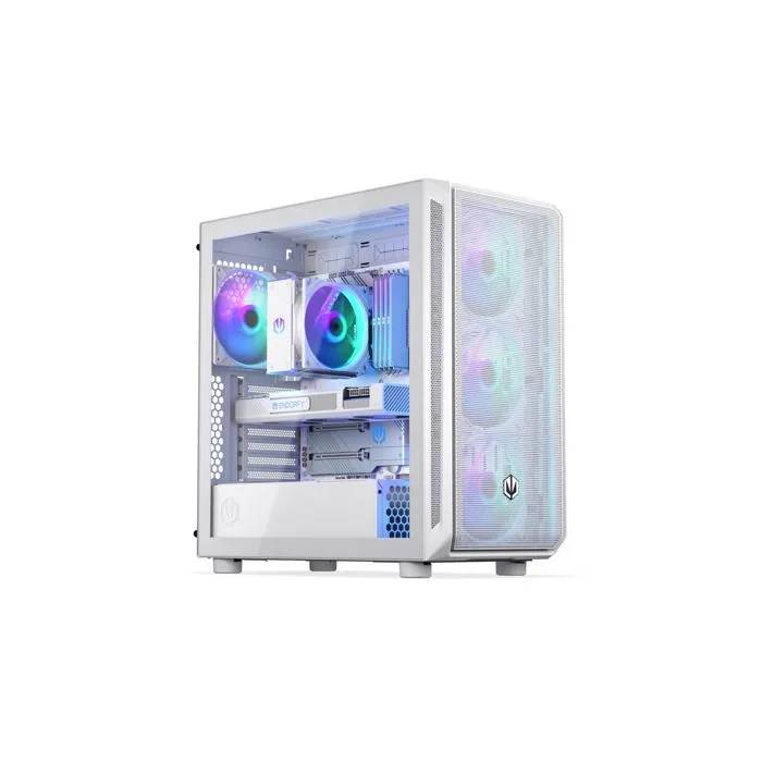 Endorfy Arx 700 White ATX Gaming Case - 4 ARGB Fans Included