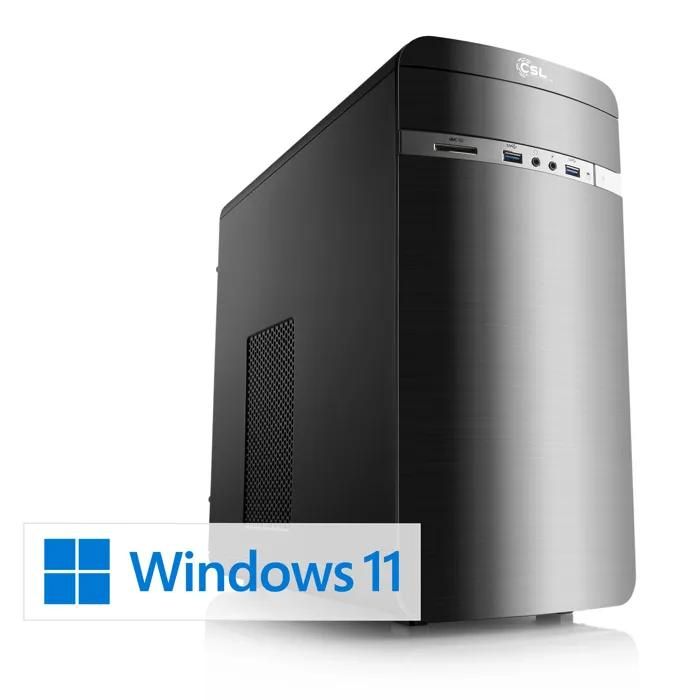 CSL Computer M11040H Desktop PC - Intel Core i5-12400, 16GB RAM, 500GB SSD