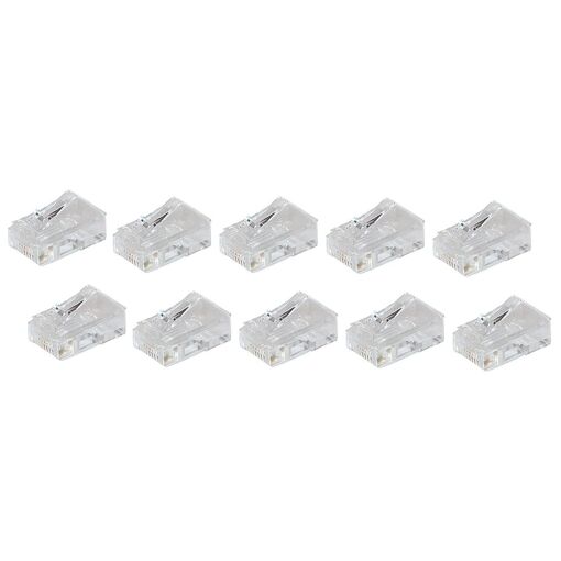 Conector macho RJ-45 Shiverpeaks - Blanco (paquete de 10)
