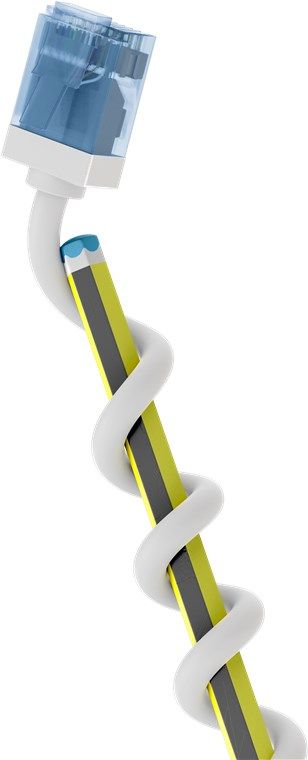 Goobay 74300 Network Cable White 7.5m Cat6a U/UTP (UTP)