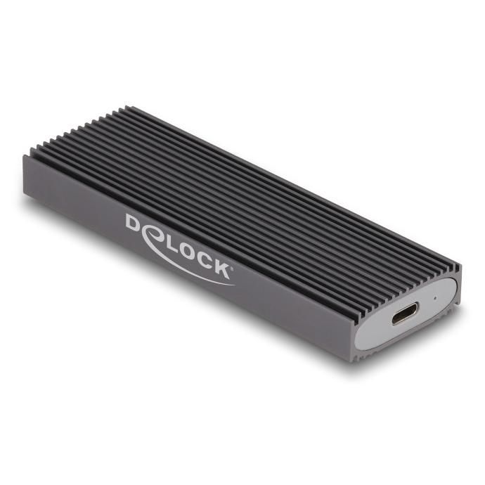 Delock USB-C External M.2 NVMe PCIe or SATA SSD Enclosure - Tool-less