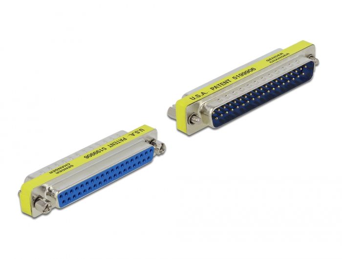 Delock 37-Pin D-Sub Adapter - Male to Female