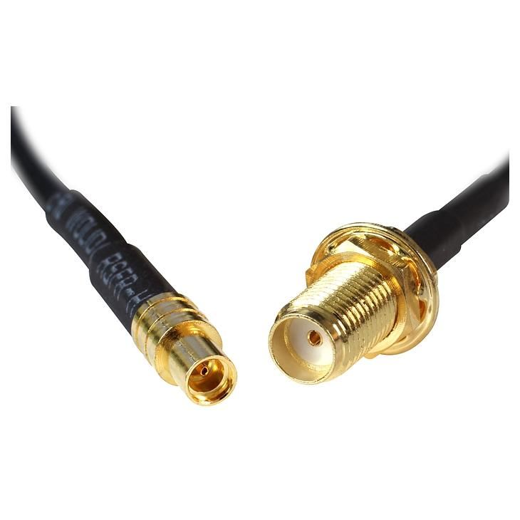 Câble coaxial Delock 0,2 m Noir