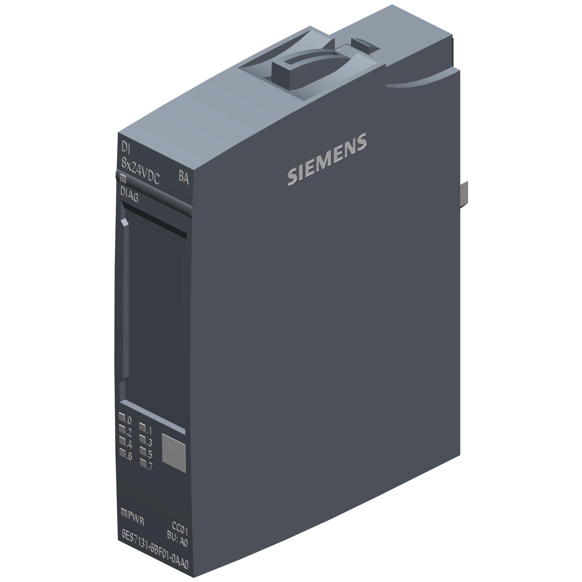 Siemens ET 200SP, DI 8x 24V DC Basic, col 1
