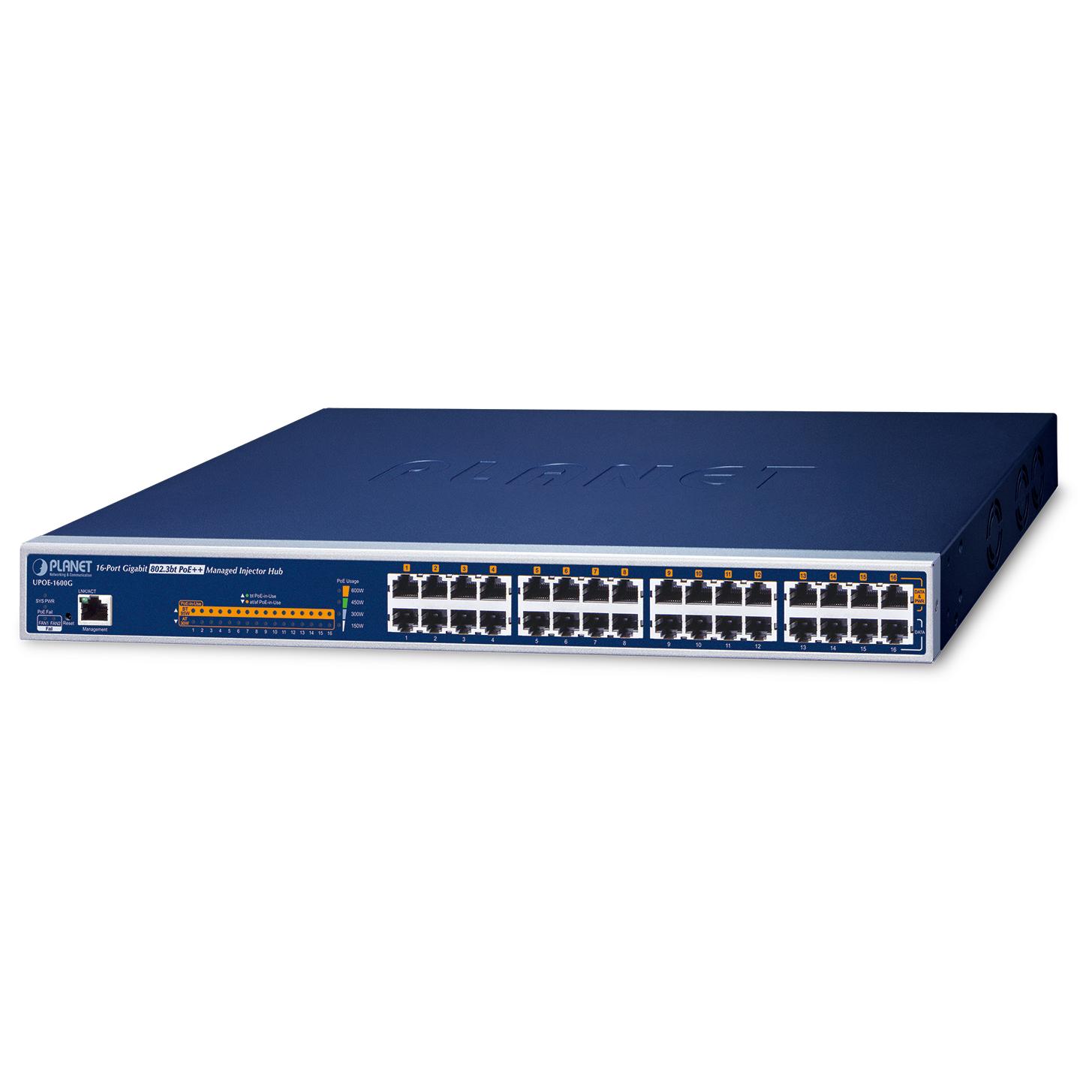 Planet UPOE-1600G Gigabit Ethernet Managed Switch (PoE)