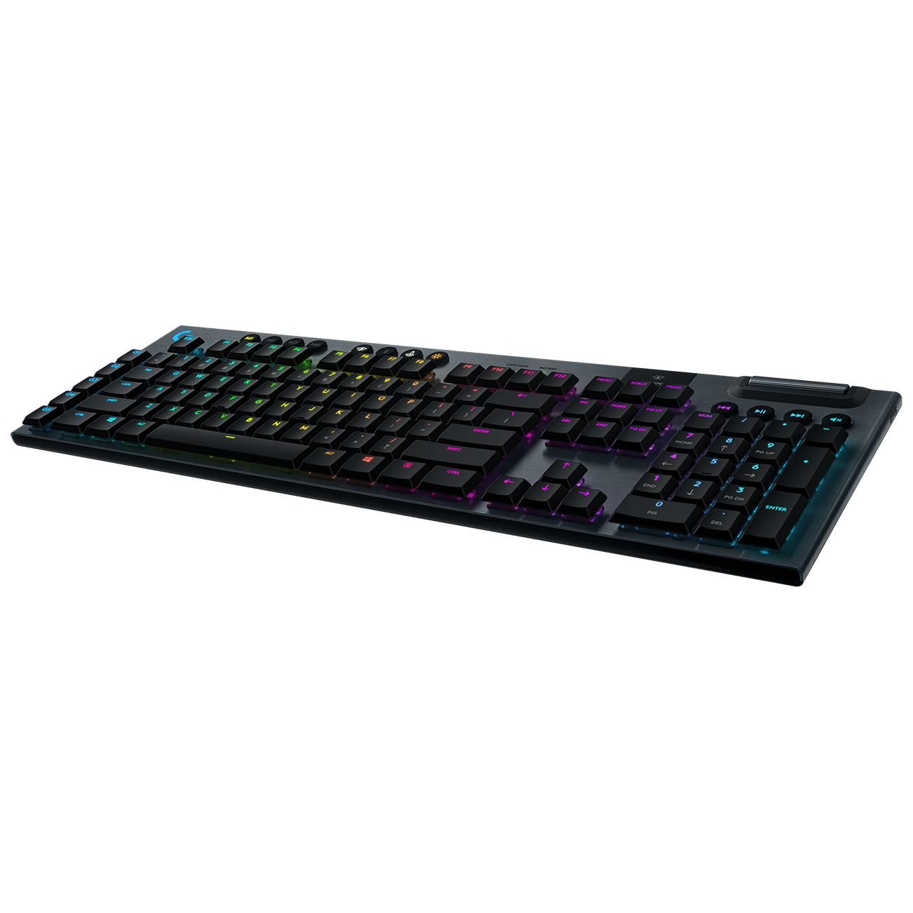 Logitech G Wireless Gaming Keyboard with RF and Bluetooth, QWERTZ Layout, German, Black