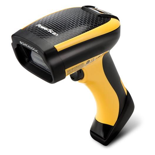 DataLogic PowerScan 9501 2D Laser Portable Barcode Scanner, Black & Yellow