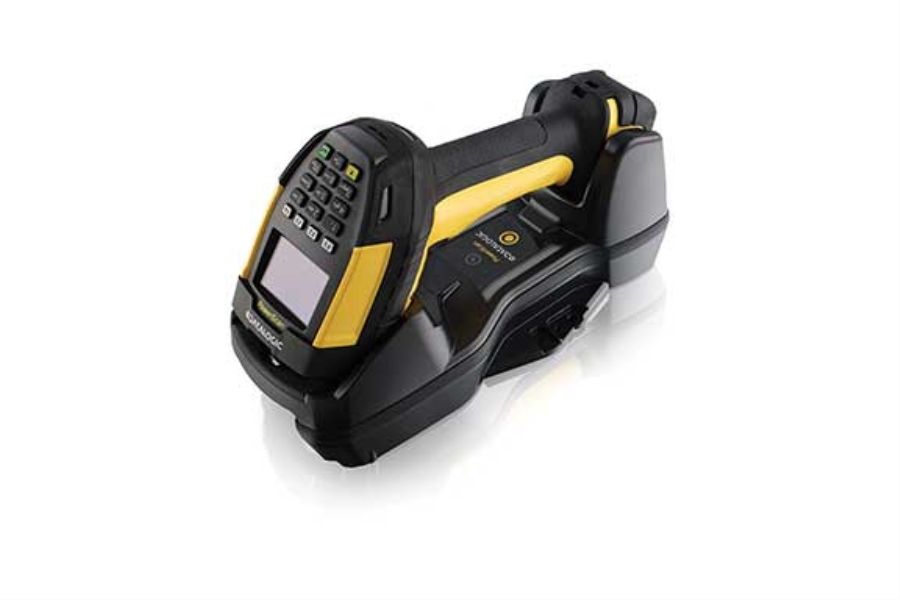 DataLogic PM9600-DKHP433RK10 1D/2D Laser Portable Barcode Scanner, Black & Yellow