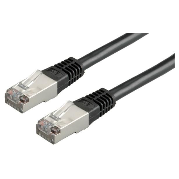 Roline Cat. 5e FTP Patch Cable, Black, 3m