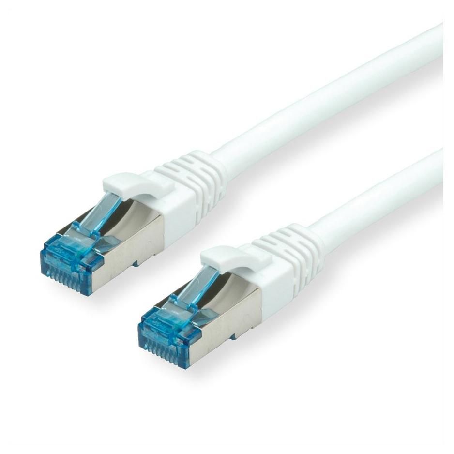 Cable de red Value Cat6a, 0,15 m, Blanco