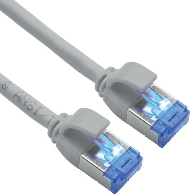 Roline Cat6a Network Cable, 2m, Grey (S/FTP)