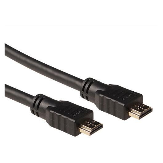 Cable HDMI ACT AK3901 1 m Tipo A (Estándar) Negro