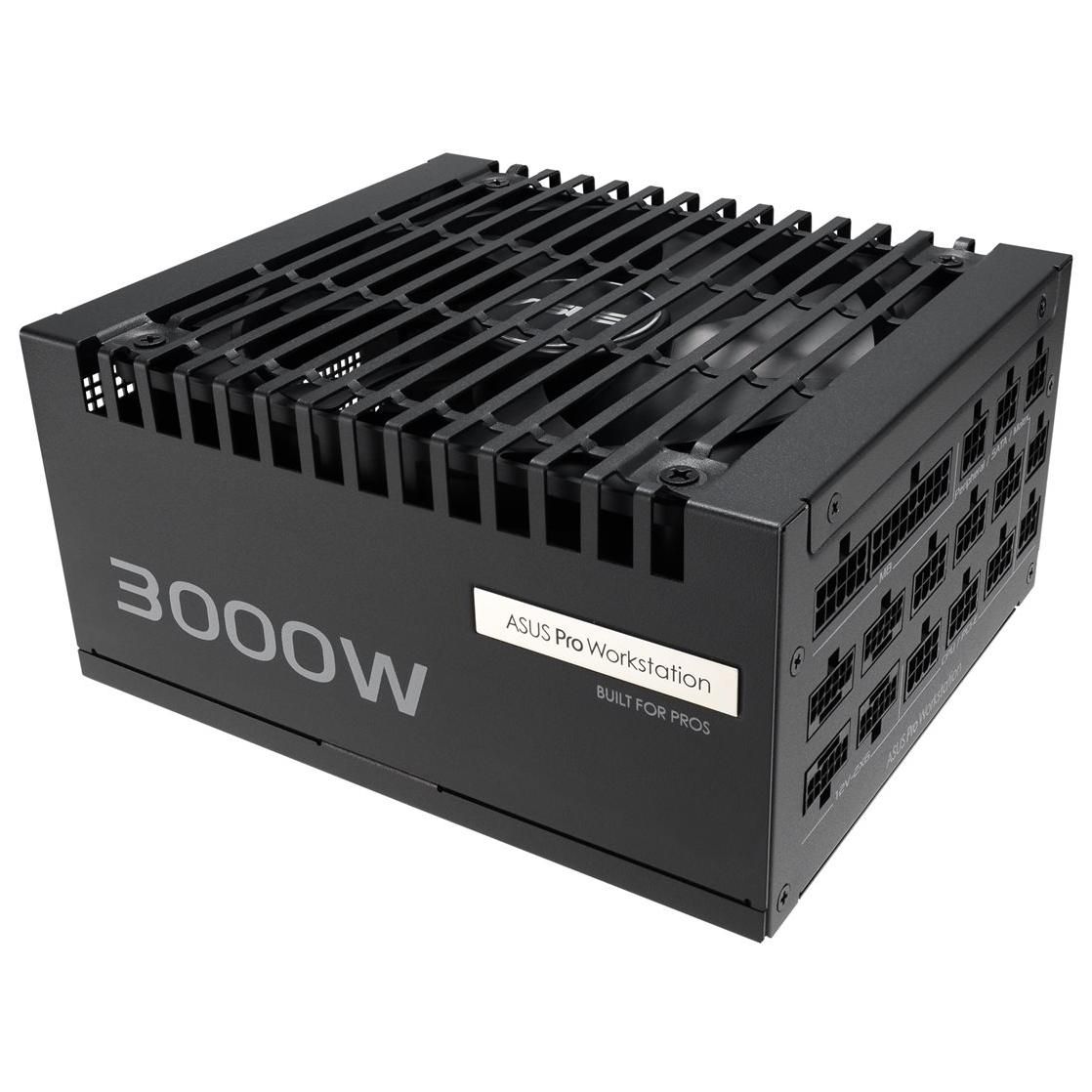 Asus Pro WS Modular PC Power Supply - 3000W - ATX12V/EPS12V 3.1 - 80 PLUS Platinum - 220-240V AC