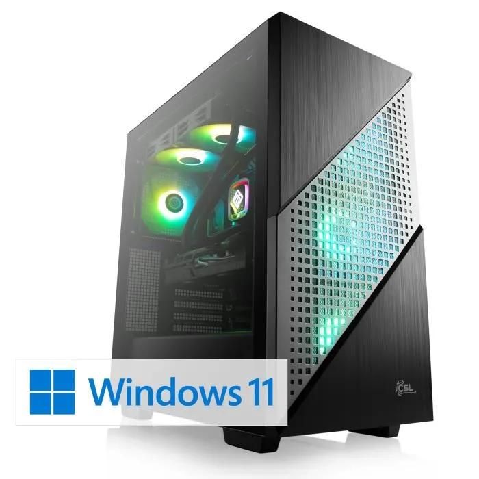 CSL Computer M10280H - AMD Ryzen 7 7800X3D Gaming PC