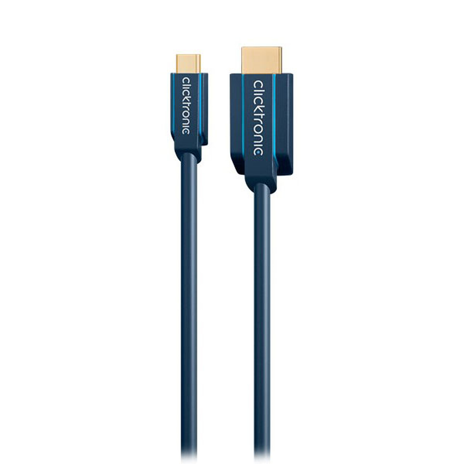 Clicktronic USB-C / HDMI cable (Mle/Mle) - 1 m