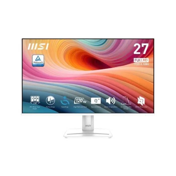 Monitor MSI PRO MP275W E2 de 27 pulgadas, LED IPS Full HD 120Hz y Sincronización Adaptativa