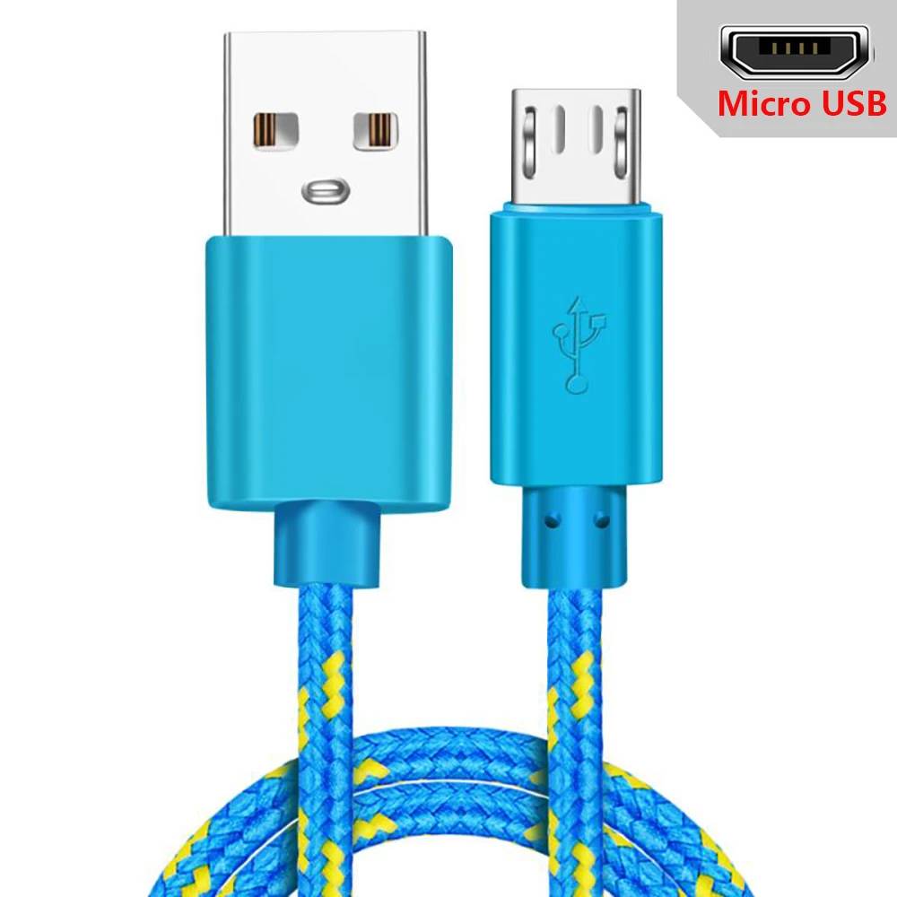 VSDJBJSDFH Micro USB Cable, 1m/2m/3m, Data Sync, Charger for Android Phones