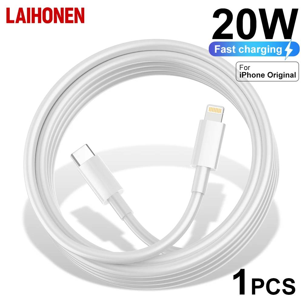 VSDJBJSDFH USB Type-C Cable for Fast Charging and Data Sync, 20W PD 1PC White 1m