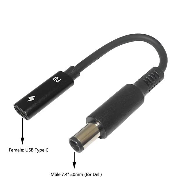 VSDFBSDFUY USB 3.1 Type-C to Laptop Power Adapter