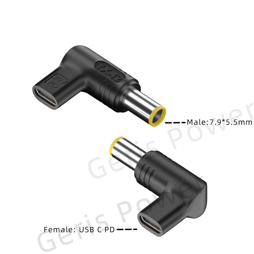 VSDFBSDFUY 100W USB Type-C to DC Power Jack Adapter for Laptops
