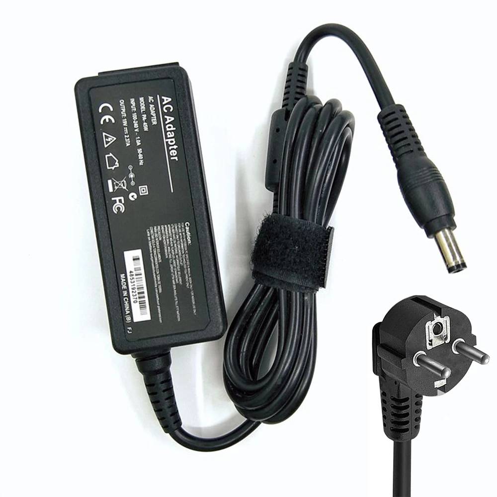 45W 19V 2.0A Adapter Charger for Various Laptop Models (EU Plug)