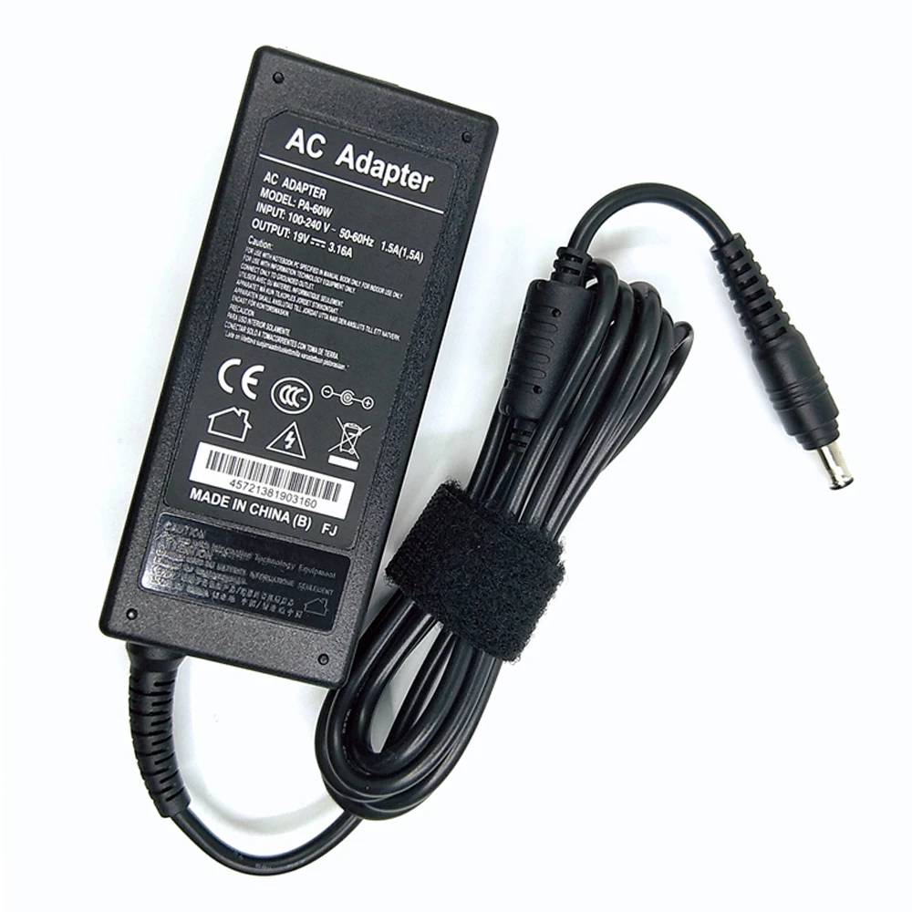 TINGXING Laptop Charger AC 19V, 3.16A, 60W, 5.5x3.0mm, Power Adapter for Samsung R429 RV411 R428 RV415 RV420 RV515 R540 R510 R522 R530