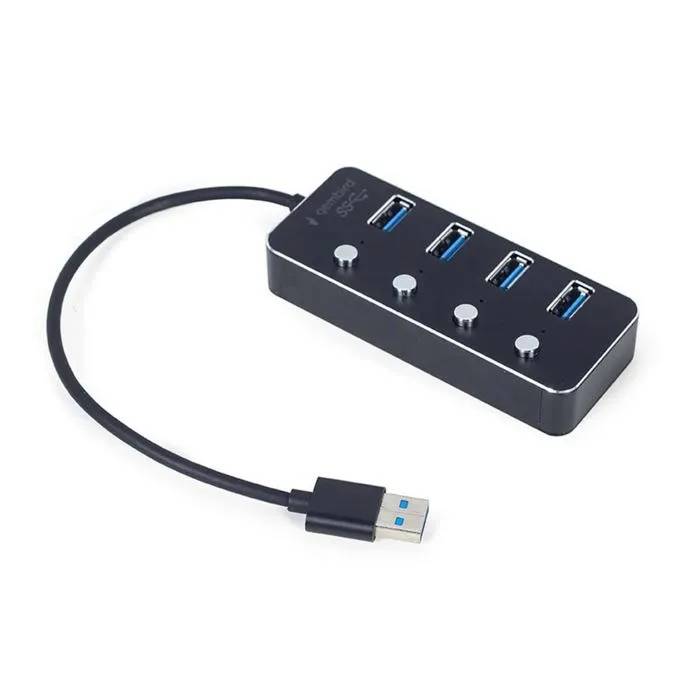 Gembird USB 3.1 Hub - UHB-U3P4P-01 - 4 Ports - USB Powered