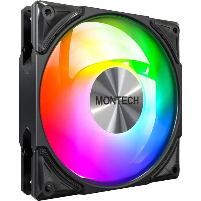 Montech Metal Pro 12 ARGB PWM Fan - Black