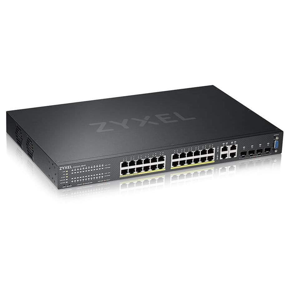 Zyxel GS2220-28HP PoE Switch - 24-Port Gigabit Ethernet