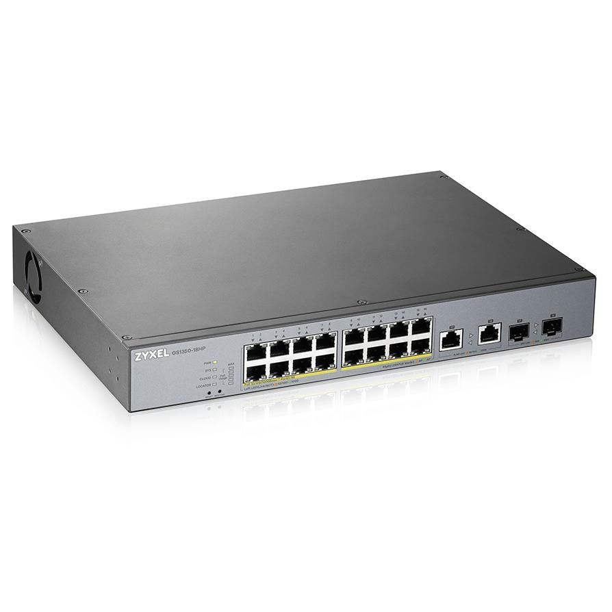 Zyxel GS1350-18HP-EU0101F Gigabit Ethernet Managed Switch (10/100/1000) with PoE