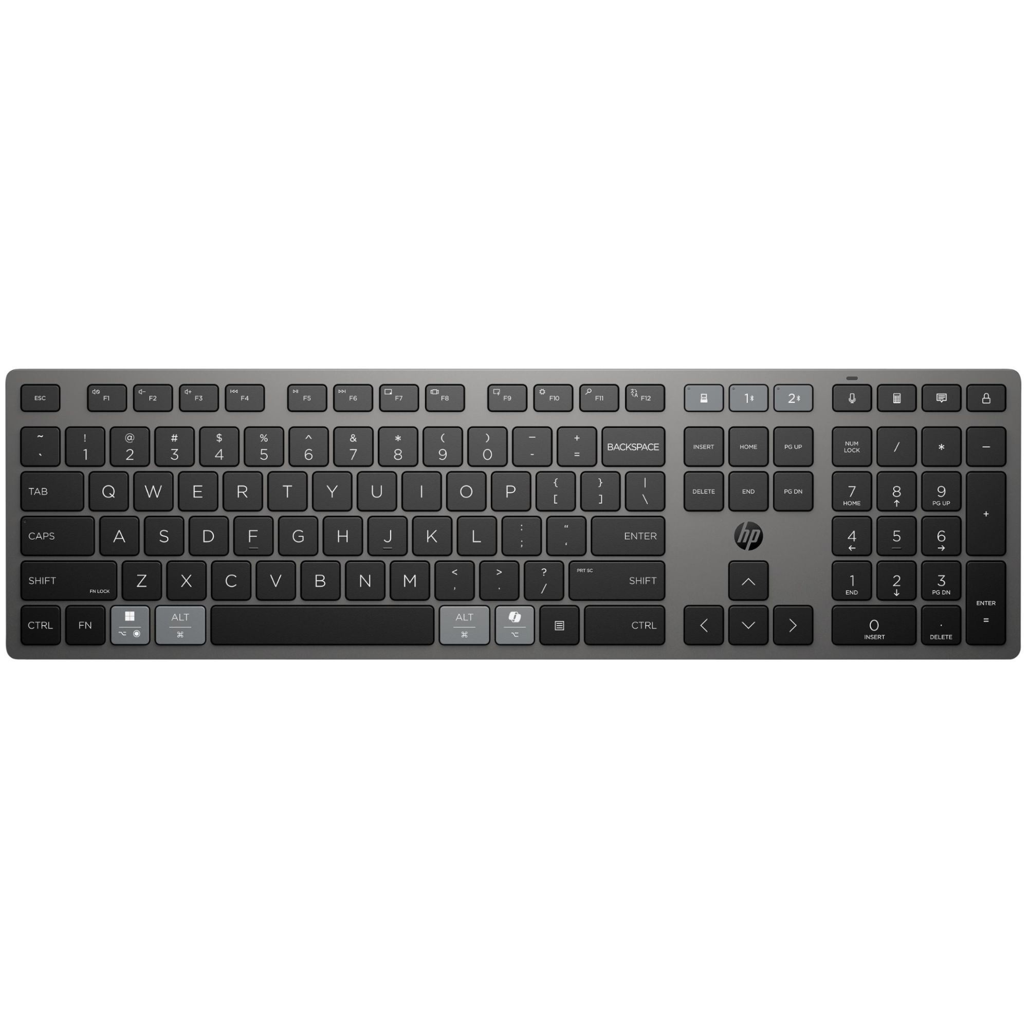 Teclado inalámbrico recargable multipuerta HP 725