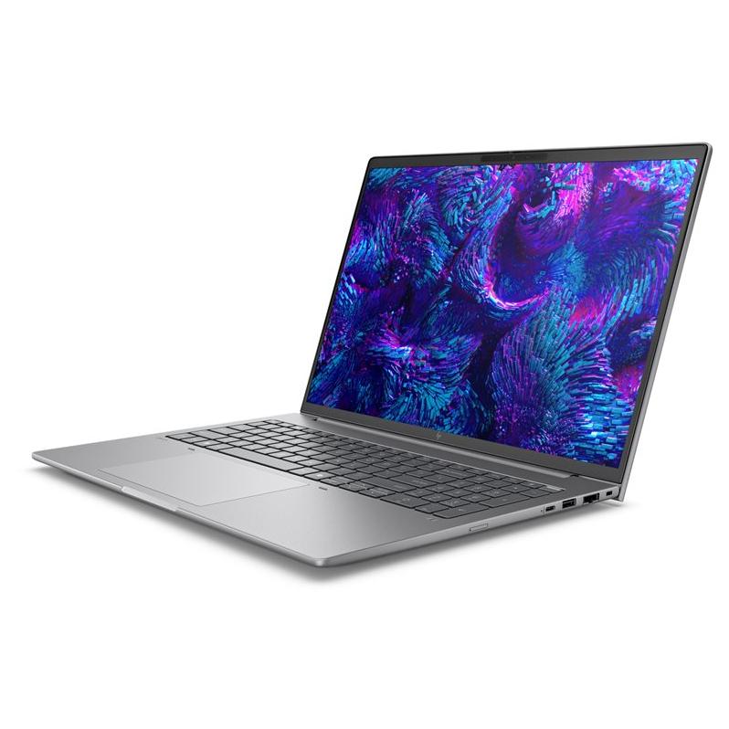 HP ZBook 8 G1i Mobile Workstation - AI PC, Intel Core i7-255H up to 5.1GHz, Win 11 Pro, RTX 500 Ada GPU, 16GB RAM, 1TB SSD NVMe, 16" IPS 1920x1200, Ethernet, Wi-Fi 7, Bluetooth - Meteorite Silver