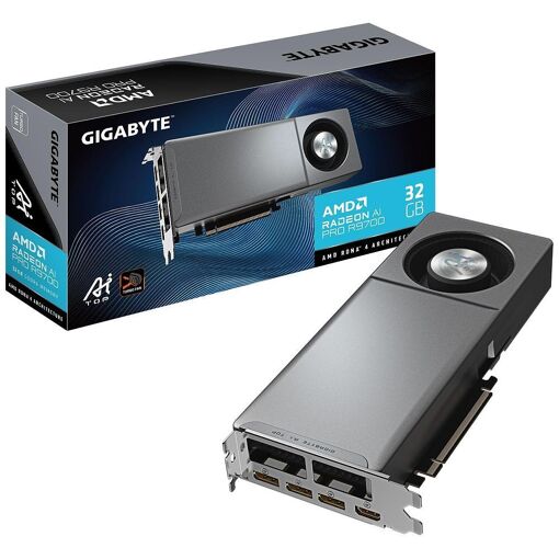 Carte graphique Gigabyte Radeon AI PRO R9700 32 Go DDR6 PCI Express (Rév. 1.1)