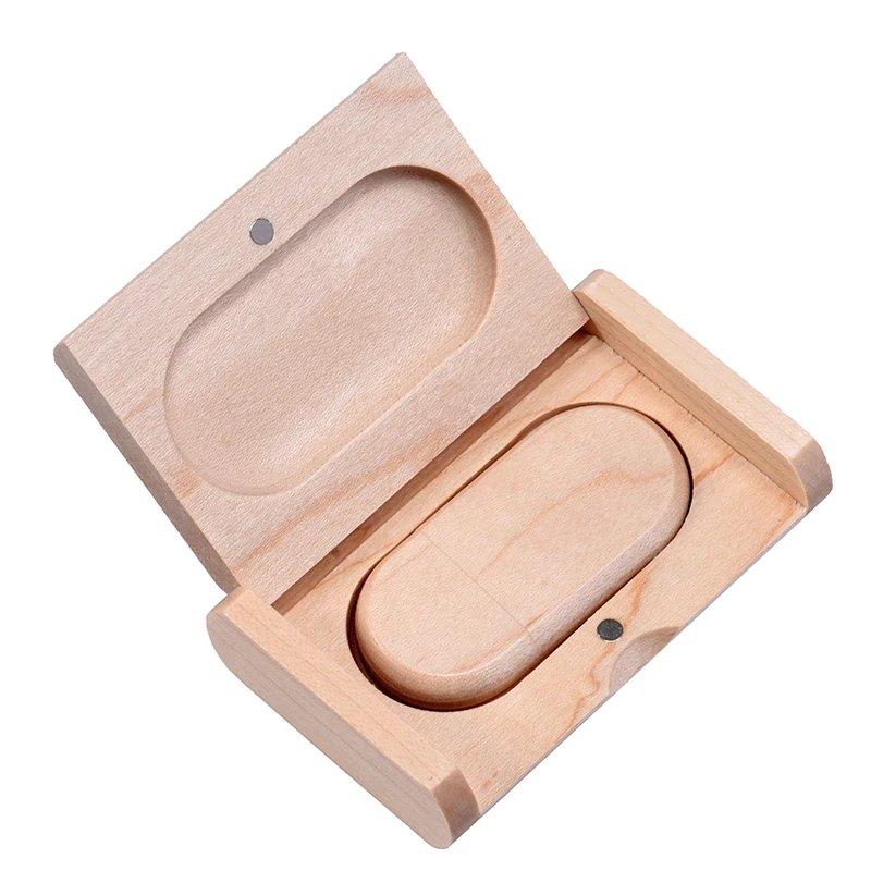 Jaster Wood USB Drive - 128GB High-Speed Memory Key
