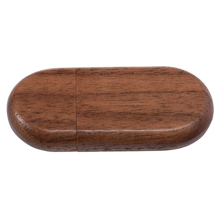 Jaster Wooden USB Drive - 128GB High-Speed Memory Key