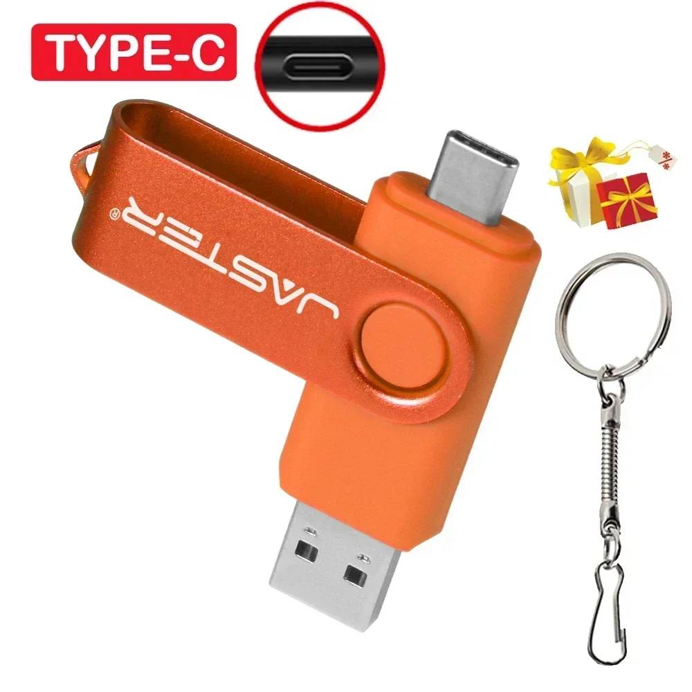 Clé USB Jaster TYPE-C 3.0 - 128 Go, Rouge