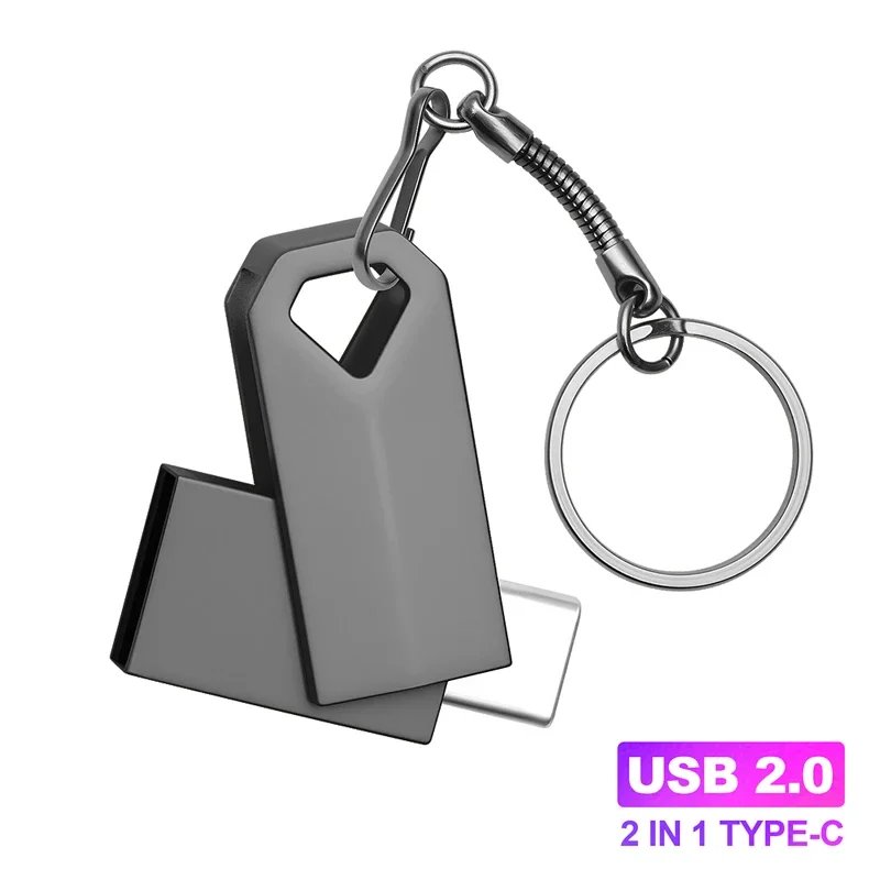 VSDBHFGVHDSF Metal TYPE-C USB Flash Drive - 64GB Black
