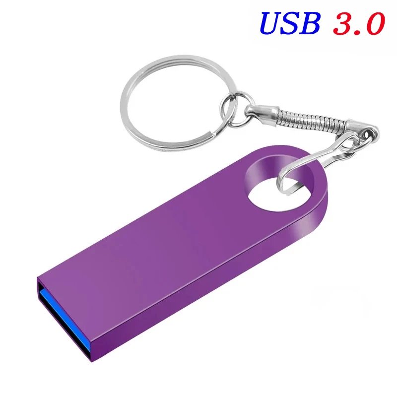 Jaster Metal USB 2.0 Flash Drive, 8GB, Purple