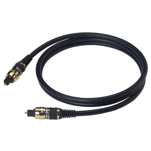 Real Cable TosLink M to TosLink M Cable, 2m Optical Fiber