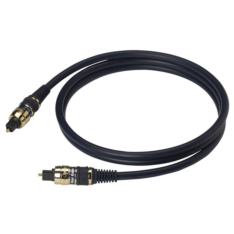 Real Cable TosLink M to TosLink M Cable, 2m Optical Fiber