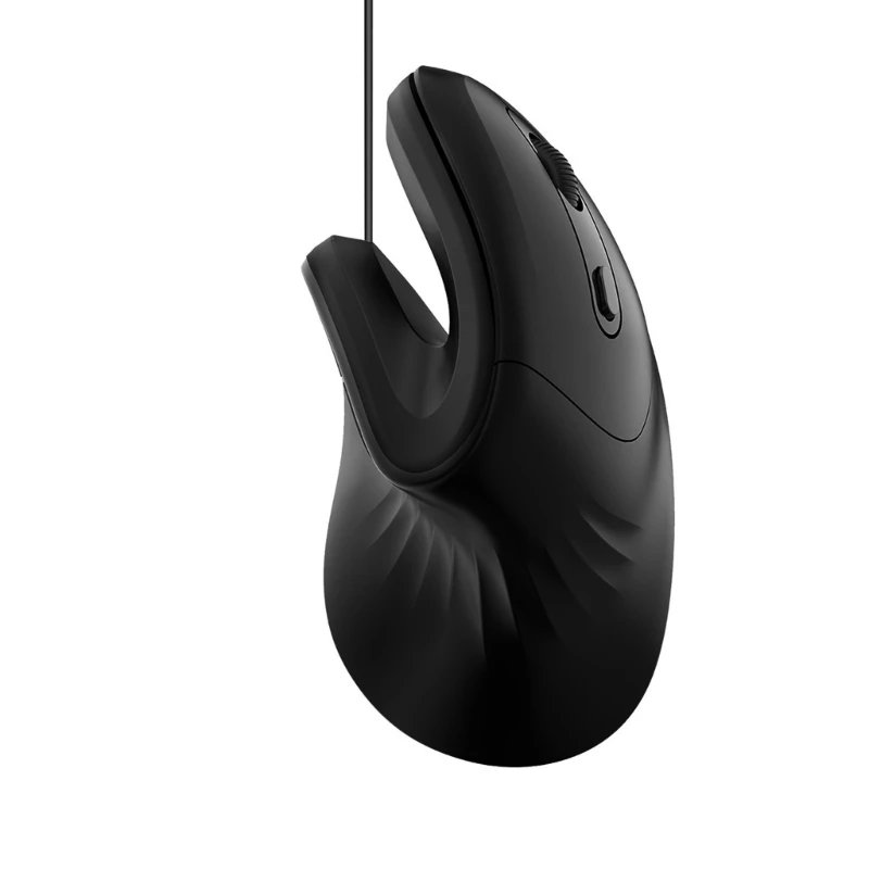 Ergonomic Vertical Gaming Mouse for Right-Handed Users - Open-Smart Optical USB Accessory