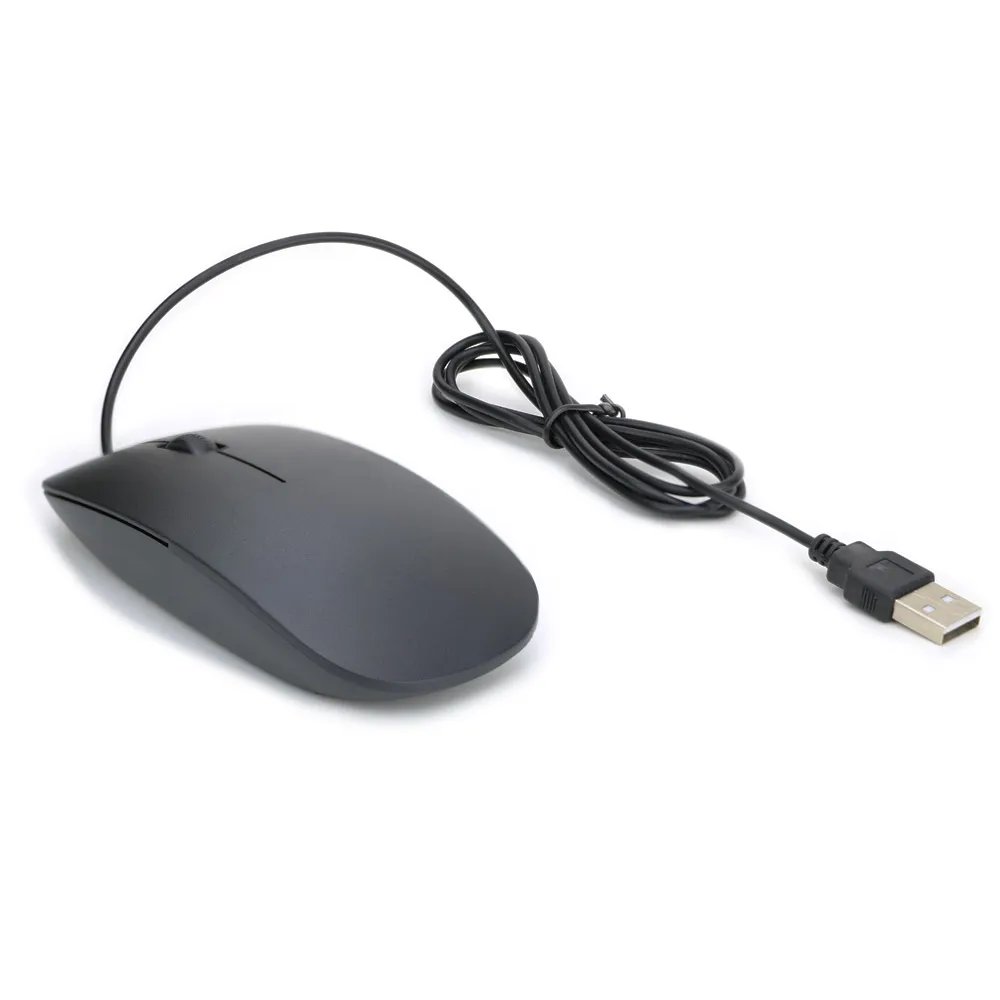 SZKOSTON Ultra-Thin USB Wired Mouse, 3D Ergonomic Optical Gaming Mouse