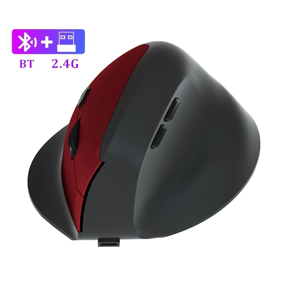 Ergonomic Vertical Bluetooth Mouse