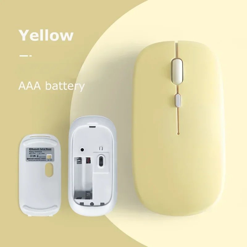 Ergonomic Wireless Mouse, Bluetooth Compatible for Laptop, iPad, Tablet, Desktop, Gaming
