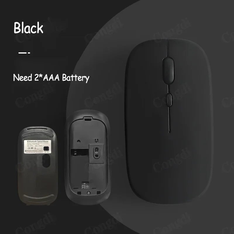 Ergonomic Wireless Mouse, Bluetooth Compatible for Laptop, iPad, Tablet, Desktop, Gaming
