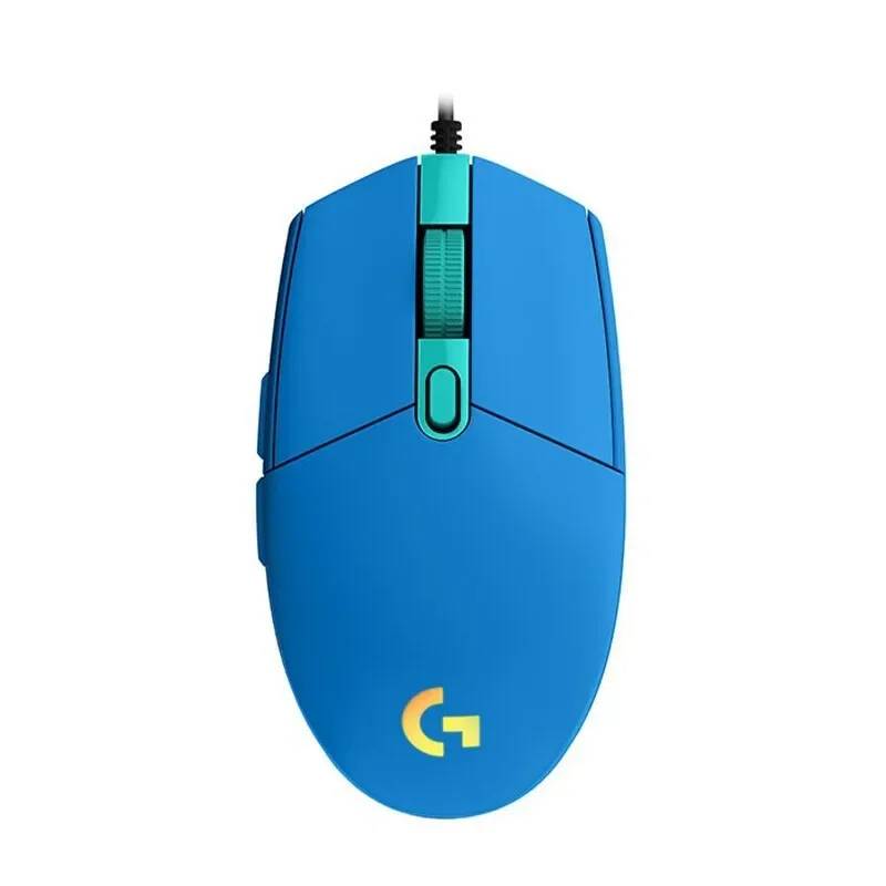 Logitech G102 Bluetooth Wired Gaming Mouse, 8000 DPI, Rainbow Optical Effect Display for PC/Mac, Laptop - Blue