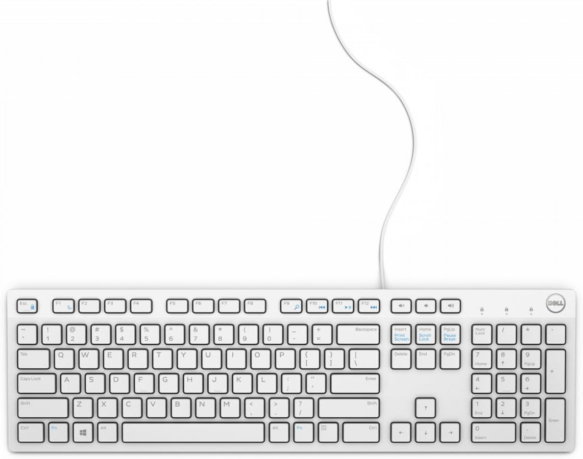 VUDSHGSYD Multimedia Keyboard KB216 (AZERTY) White