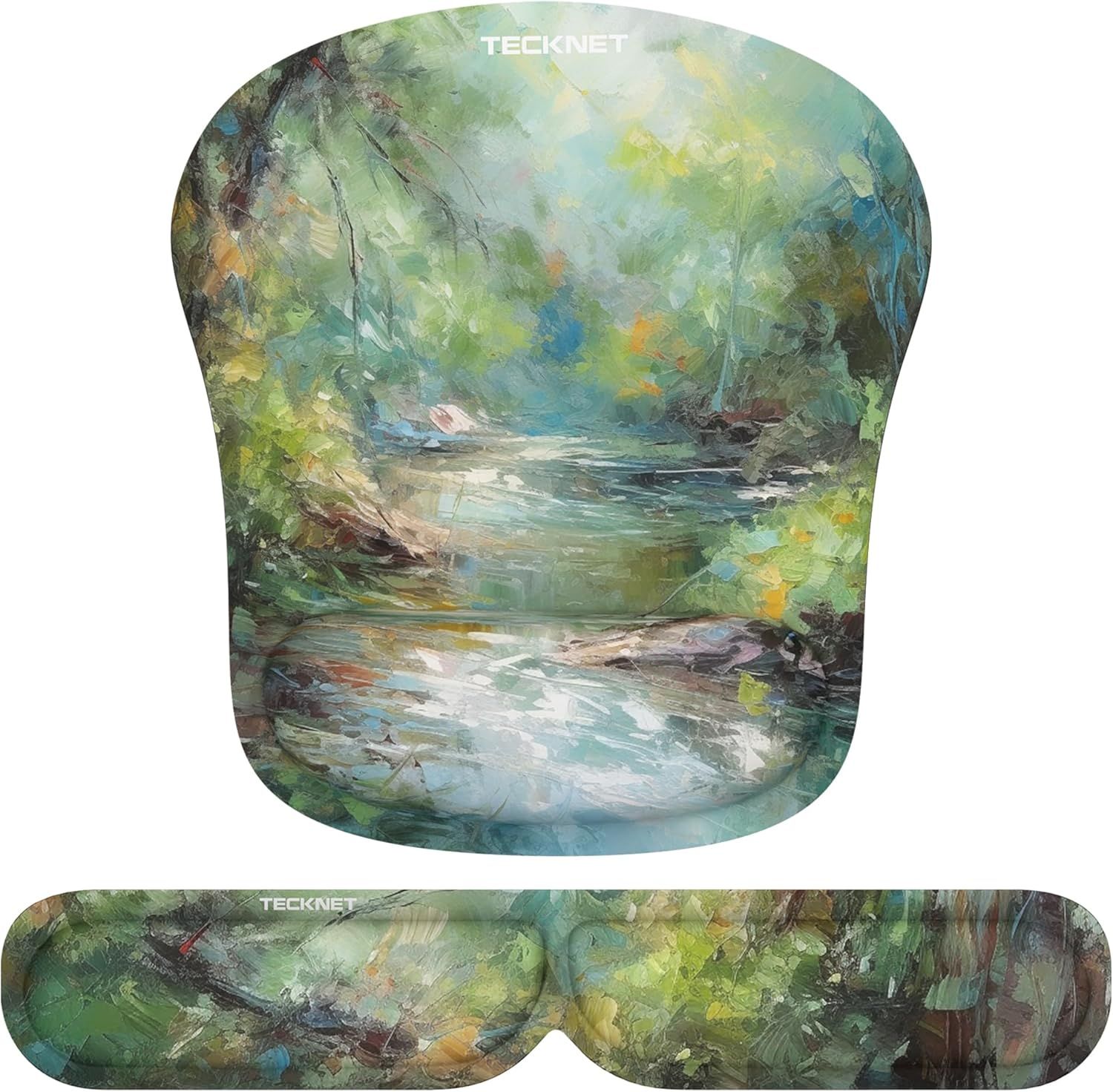 Ergonomic Mouse Pad and Keyboard Wrist Rest