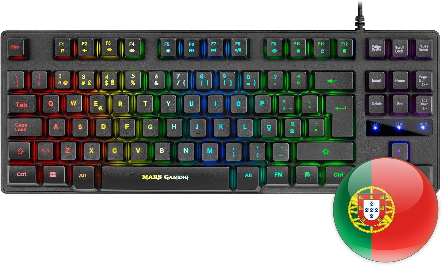 VUDSHGSYD Gaming Keyboard H-Mech, RGB Lighting 8 Effects, Anti-Ghosting